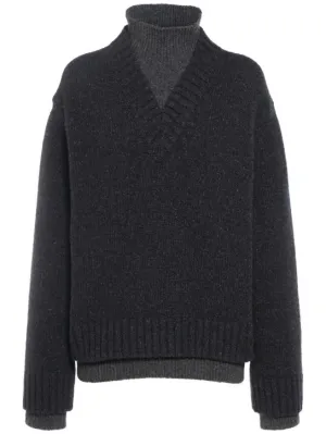Bottega Veneta   Double layer wool sweater 