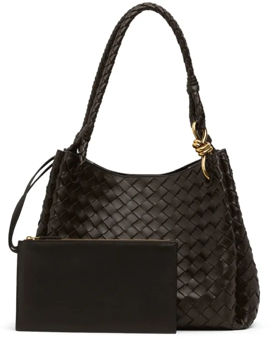 Bottega Veneta   Large Parachute leather bag 