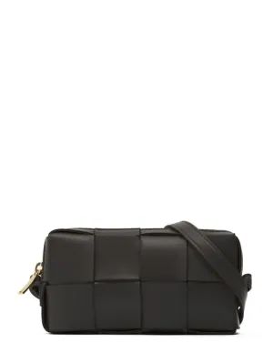 Bottega Veneta   Mini Cassette leather crossbody bag 