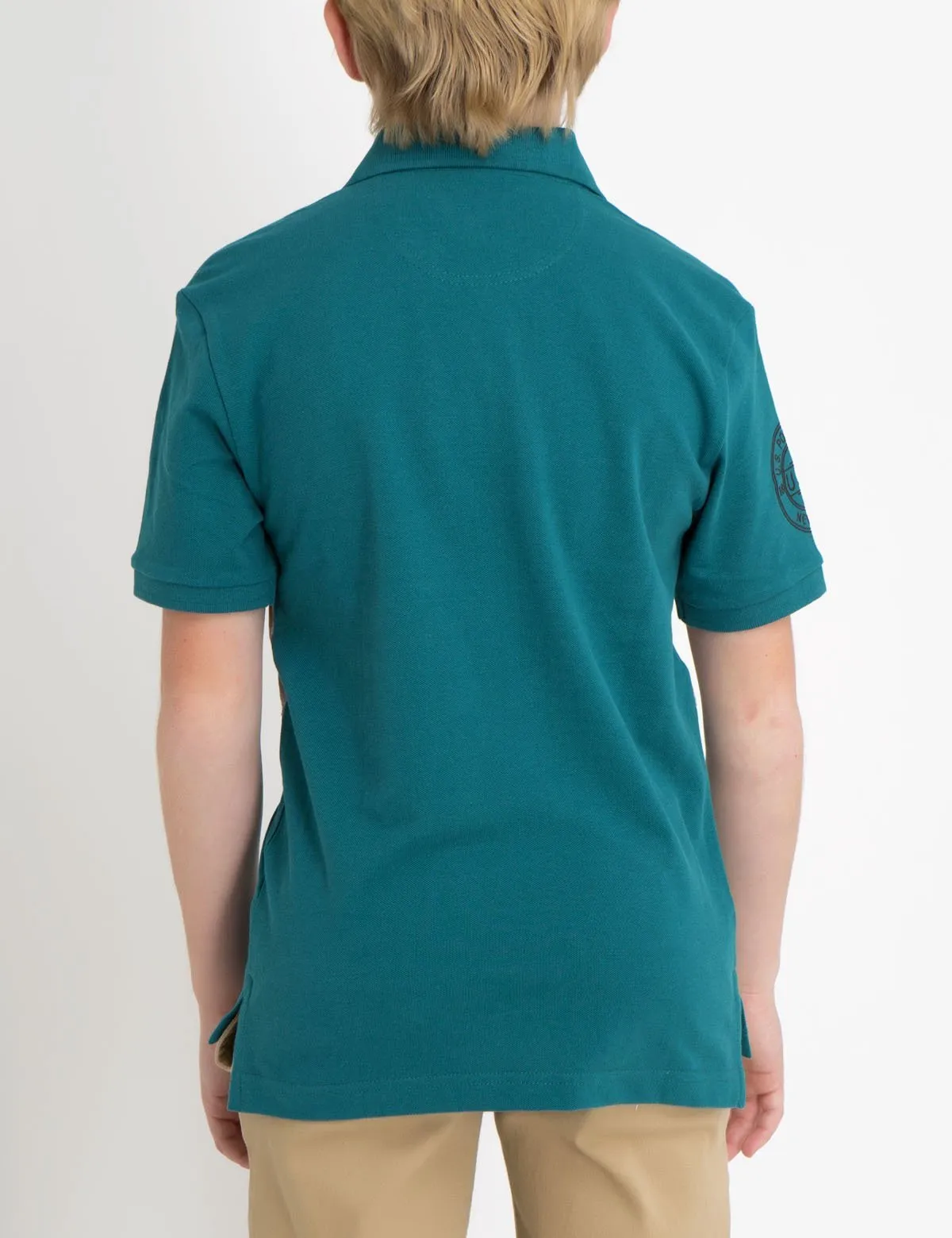 BOYS COLORBLOCK POLO