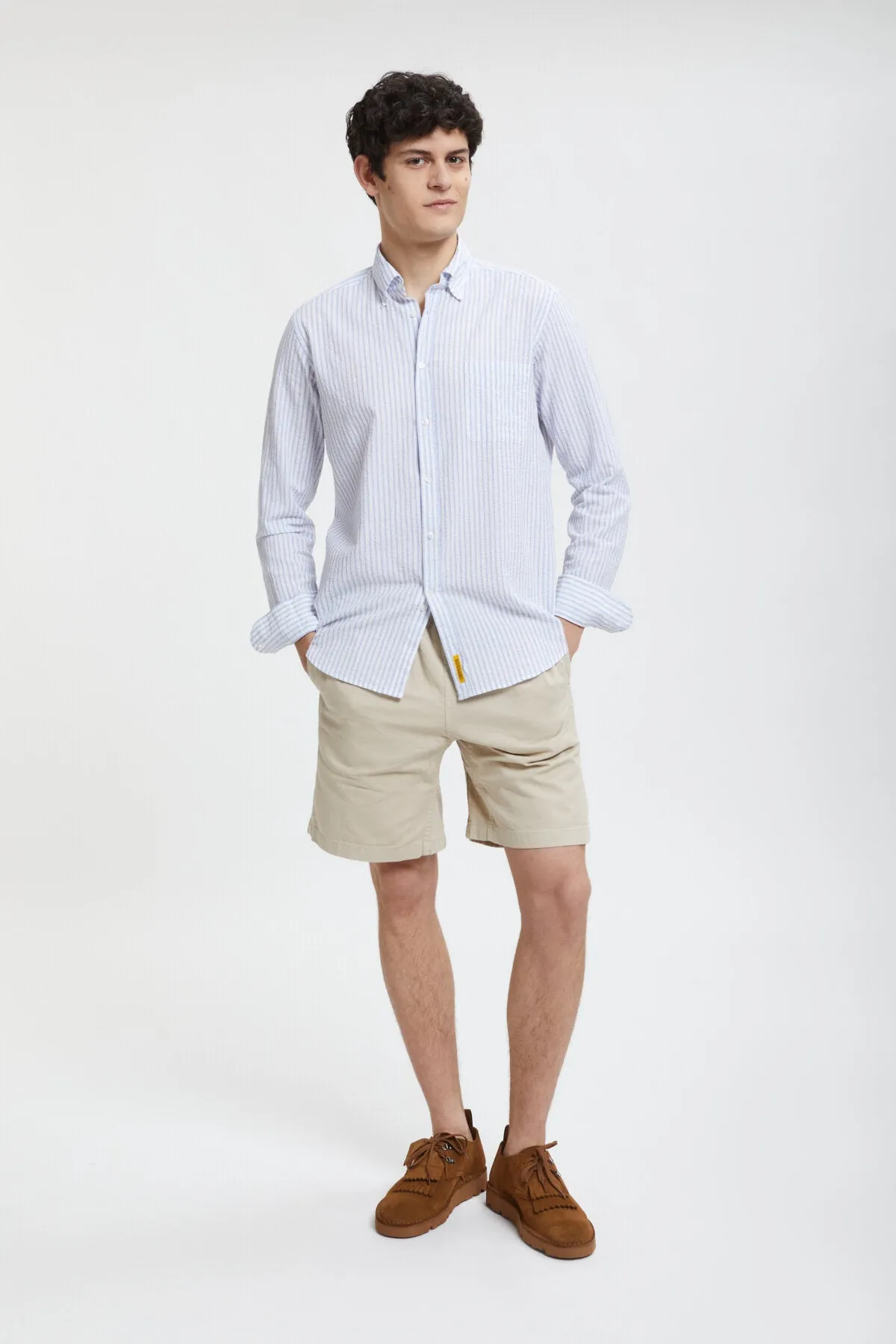 Bradford Striped Seersucker Shirt