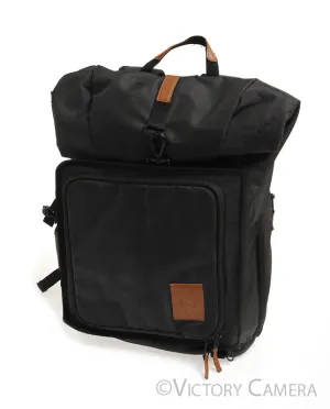 Brevite Incognito Rolltop Dark Grey Camera Backpack