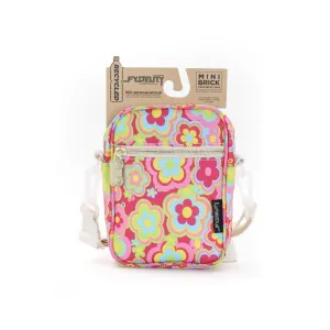 Brick Bag | Mini Crossbody | Recycled RPET | Electric Dazey