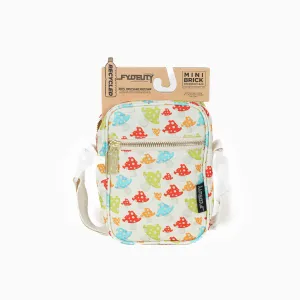 Brick Bag | Mini Crossbody | Recycled RPET | Multi-Mushroom