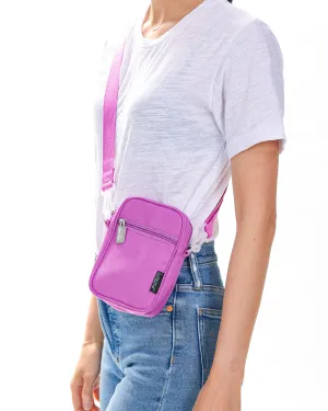 Brick Bag | Mini Crossbody | Recycled RPET | Neon Purple