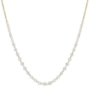 BRILLIANCE DIAMOND NECKLACE, GOLD