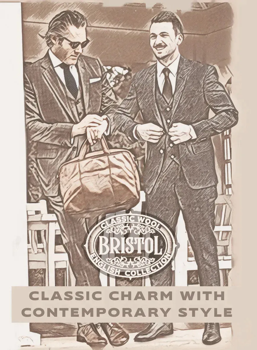 Bristol Navy Birdseye Pants