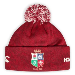 British & Irish Lions Fleece Lined Bobble (Red)