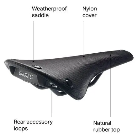 Brooks England All Weather Saddle Black