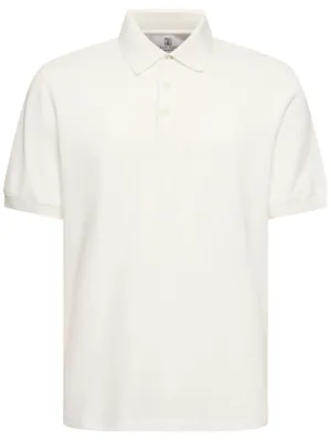Brunello Cucinelli   Cotton piquet polo 