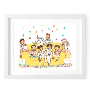 BTS Permission to Dance Art Print