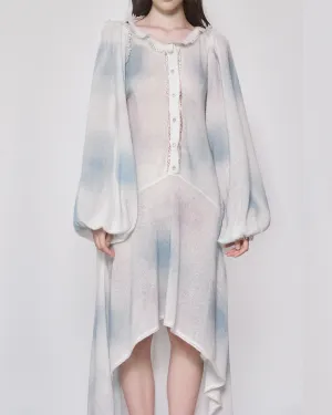 Bubble Gradient Print Knit Dress