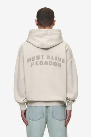Buford Oversized Hoodie Washed Light Beige