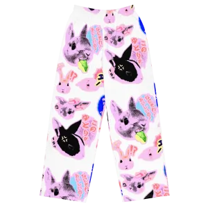 BUN White® Unisex Wide-Leg Pants