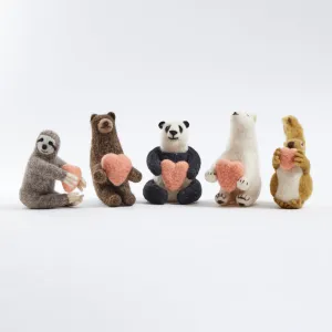 Bundle: Love Animal Mini Card & Ornament Set of 5