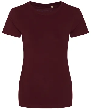 Burgundy - Women's Cascade organic tee