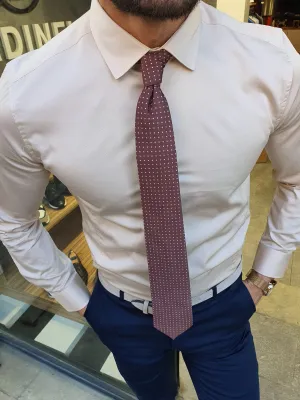 Buy Beige Slim Fit Cotton Shirt by GentWith.com with Free Shipping