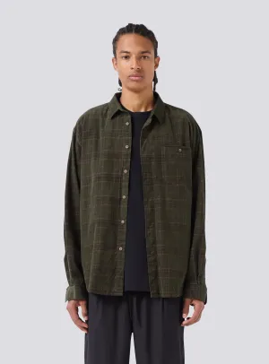 Cabin 2.0 Shirt Forest Cord Plaid