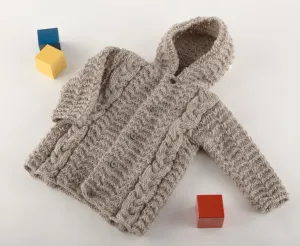 Cabled Cardigan Pattern (Knit)