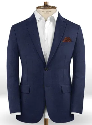 Caccioppoli Dapper Dandy Attoro Blue Wool Jacket