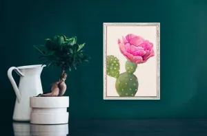 Cactus Garden - Big Bold Bloom Mini Framed Canvas
