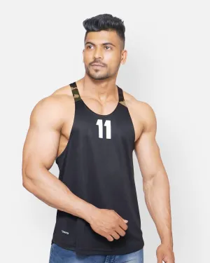 Camouflage Black Gym Sando RWM4003