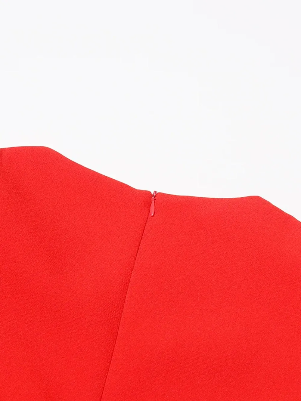 Camryn Applique Belt Slim Midi Dress
