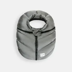 Car Seat Cover Puffer - Metallic Gray