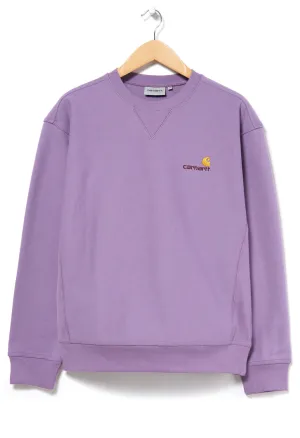 Carhartt WIP Men's American Script Sweat - Violanda