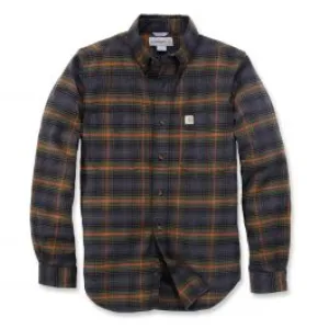 Carhartt&#x20;103445&#x20;Slim&#x20;Fit&#x20;Hamilton&#x20;Plaid&#x20;l&#x2F;s&#x20;Shirt&#x20;-&#x20;Army&#x20;Green