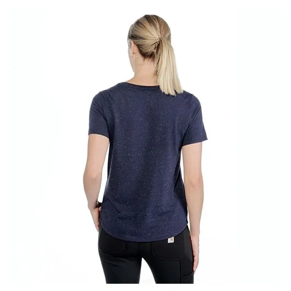Carhartt&#x20;103589&#x20;Lockhart&#x20;Graphic&#x20;s&#x2F;s&#x20;Scoop&#x20;Neck&#x20;T-Shirt&#x20;-&#x20;Navy&#x20;Heather