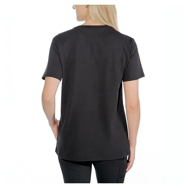 Carhartt&#x20;103592&#x20;Women&#x27;s&#x20;Logo&#x20;T-Shirt&#x20;s&#x2F;s&#x20;-&#x20;Black