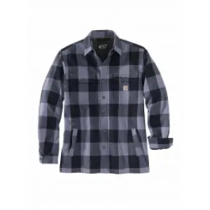 Carhartt&#x20;104911&#x20;Hubbard&#x20;Sherpa&#x20;Lined&#x20;Plaid&#x20;Shirt&#x20;jack