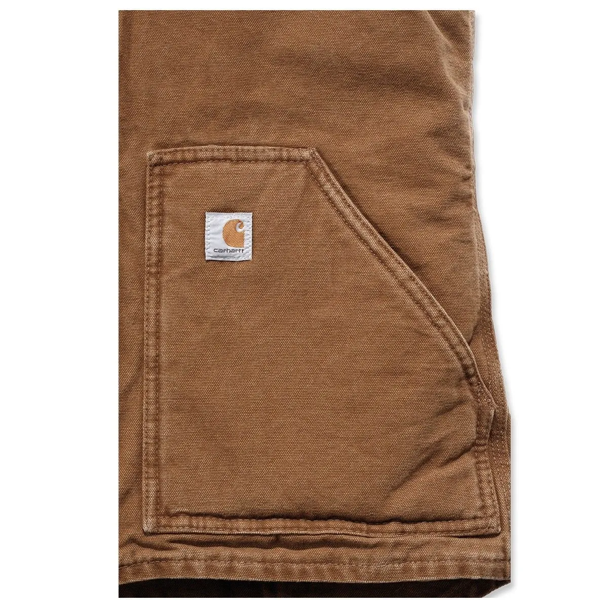 Carhartt&#x20;WV001&#x20;Women&#x27;s&#x20;Sandstone&#x20;Mock&#x20;Neck&#x20;Vest&#x20;-&#x20;C.&#x20;Brown