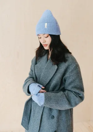 Cashmere & Merino Wrist Warmers in Lilac Fleck