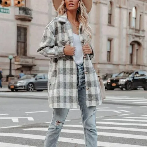 Casual Pocket Single-breasted Outerwear Top