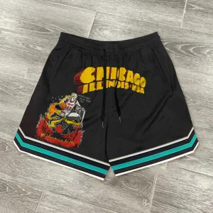 Casual retro trendy mesh shorts