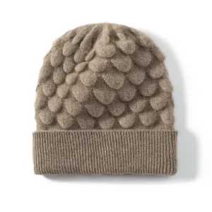 Casual Versatile Thickened Warm Ear Protection Knitted  Beanie Hat