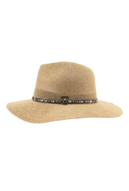 CC Rhinestone Trim Panama Hat