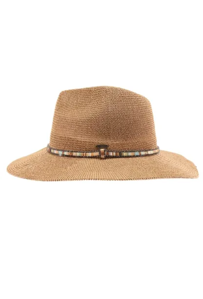 CC Rhinestone Trim Panama Hat
