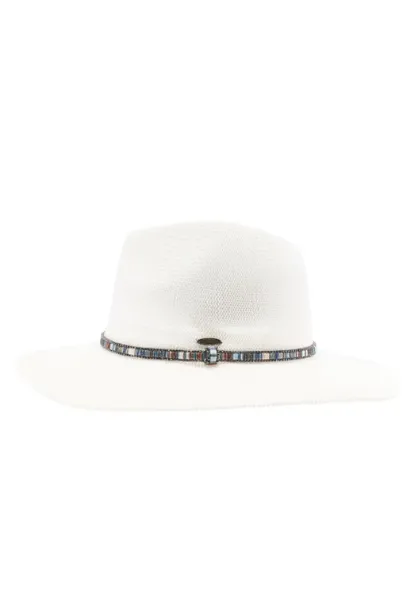 CC Rhinestone Trim Panama Hat