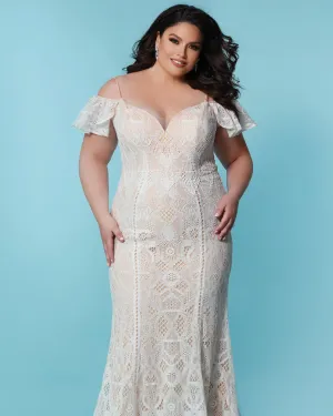Celeste Wedding Dress | Ivory/Nude