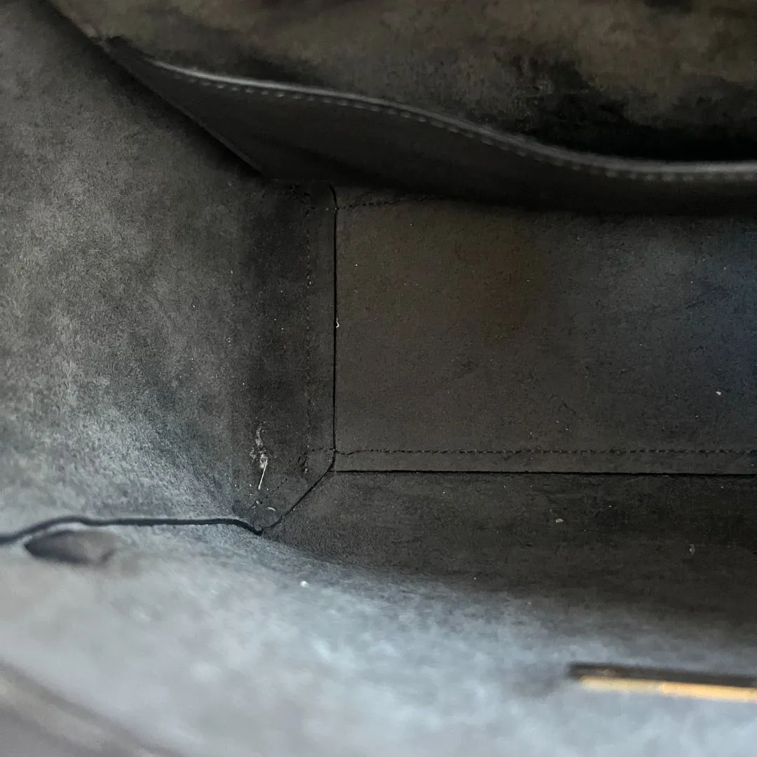 Celine Micro Grey Leather Belt Bag