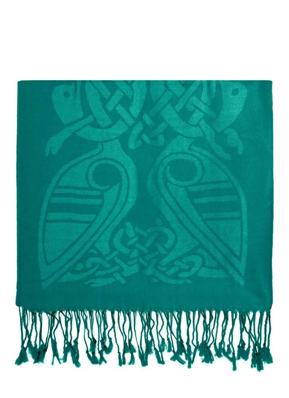Celtic Design Wool Scarf by Patrick Francis