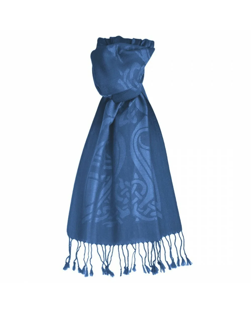Celtic Design Wool Scarf by Patrick Francis
