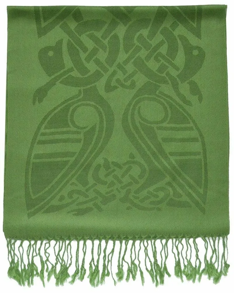Celtic Design Wool Scarf by Patrick Francis
