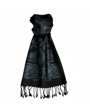 Celtic Design Wool Scarf by Patrick Francis