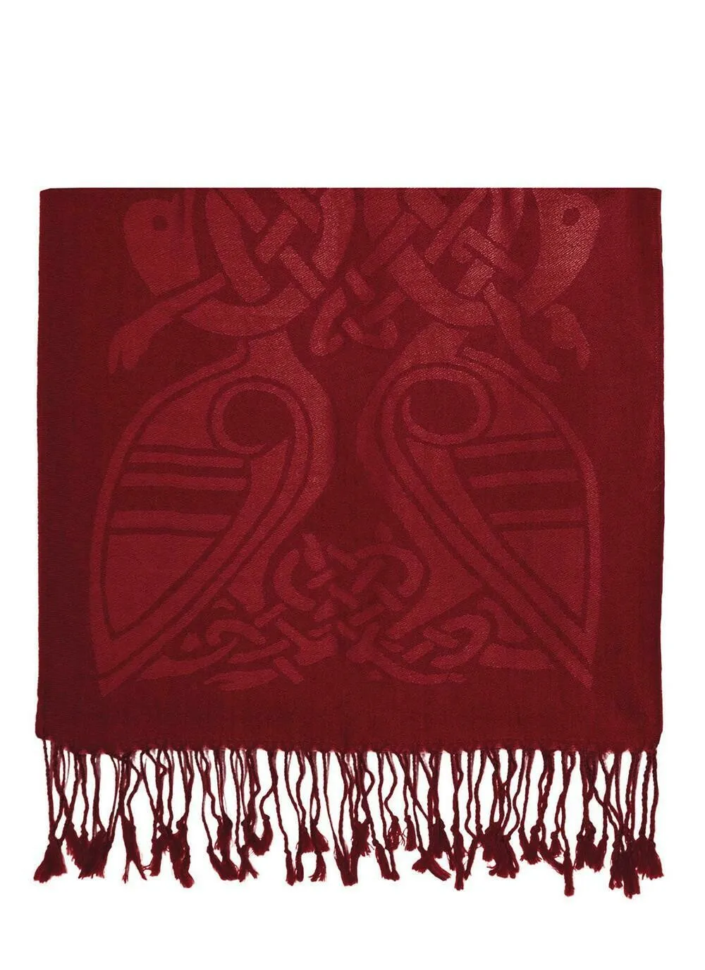 Celtic Design Wool Scarf by Patrick Francis
