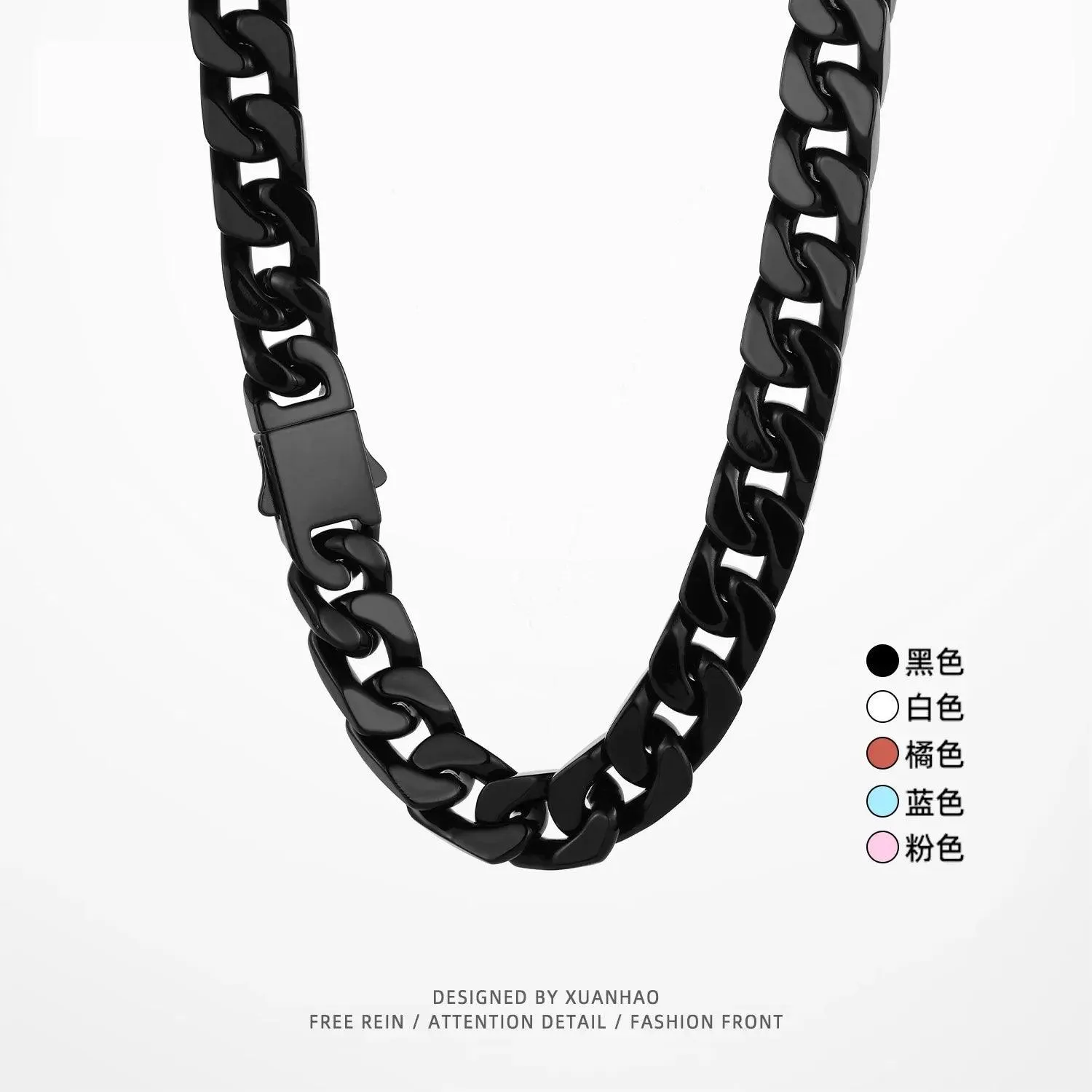 Chain Choker Necklaces Colors