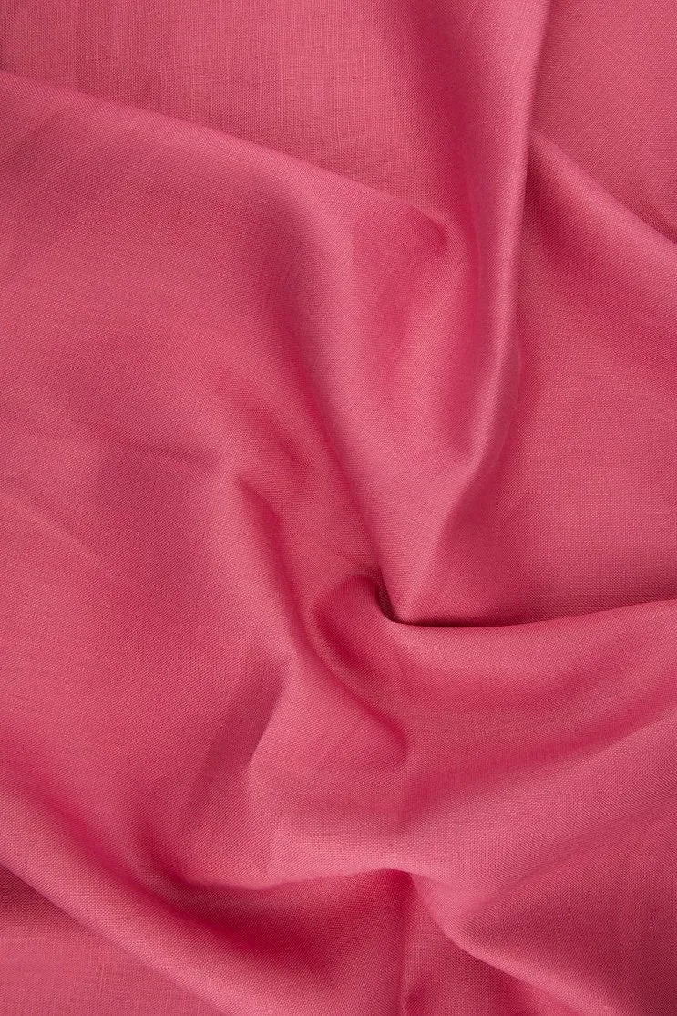 Chapstick Pink Medium Weight Linen Fabric